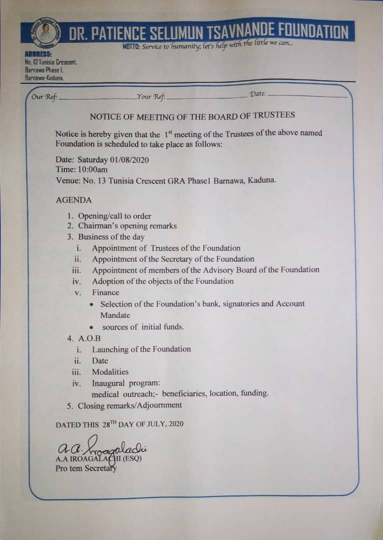 foundation launch announcement